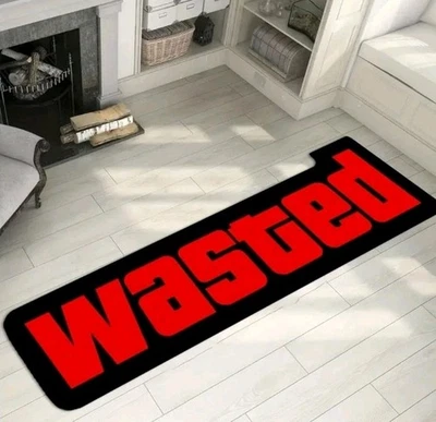 Alfombra roja abstracta GTA Gamer hecha a mano Tuft Thug Mafia Xbox PS Scarface Dollar 51 pulgadas Foto 1 de 3