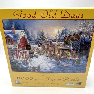 SunsOut Jigsaw Puzzle 6000 Piece Good Ole Days Nicky Boehme Christmas Sealed - Picture 1 of 6