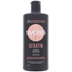 Syoss Professional Keratin Shampoo mit Blauem Lotus 440ml F�r Br�chiges Haar - Bild 1 von 2