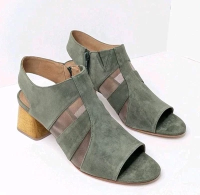 Bernardo Bailey Booties Cutout Sandal, Military Suede, Women's 9 - Image 1 of 4