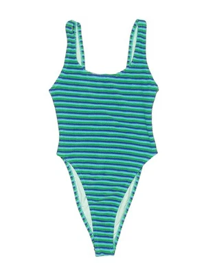 Traje de baño Boohoo verde de una pieza para mujer 2 Foto 1 de 2