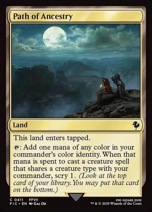 Path of Ancestry Commander: FINAL FANTASY NM MTG Non-Foil - Image 1 of 1