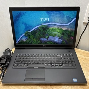 Dell Precision 7730 17.3" i9-8950HK 32Gb Ram 1TB Nvme Nvidia P4200 W11 Cord - Afbeelding 1 van 9