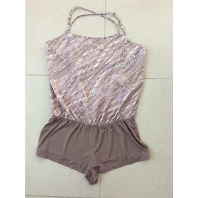 Victoria's Secret Intimates Women Sz M Romper Sleepwear Multicolor Print NWT - Image 1 of 4