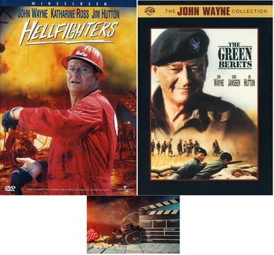 John Wayne DVD Double Feature The Green Berets & The Hellfighters New - Image 1 of 4