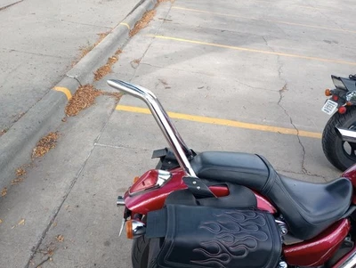 Tall Rear Pasenger Sissy Bar Backrest For Honda VTX 1300C VTX1800 C F 1300 1800 - Image 1 of 4