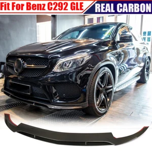 Alerón labial de parachoques delantero de carbono real para Benz W292 C292 GLE350 GLE400 GLE43 - Imagen 1 de 15