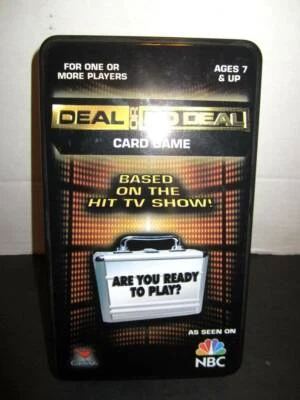Cardinal 2006 Deal or no Deal card game in Tin Based On The Hit TV Show Complete - Image 1 of 3