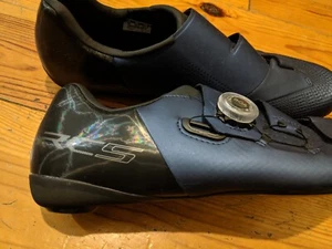 ZAPATOS DE CICLISMO SHIMANO RC5 AZUL PARA HOMBRE ZAPATILLAS COMO NUEVOS TALLA 48 UK 12 - Imagen 1 de 11