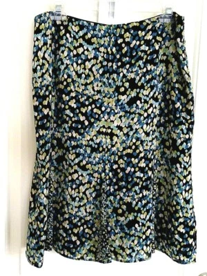 CHARTER CLUB petite  Casual Skirt  multicolor 100% Silk, size 10P - Image 1 of 4