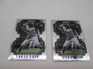 (2) 2022 Panini Prizm Julio Rodriguez RC #40 Seattle Mariners - Picture 1 of 2