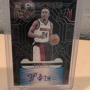 2023-24 Panini Obsidian - Jalen Pickett Blue Electric Etch RPA /27  Nuggets NBA - Picture 1 of 6