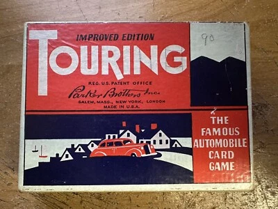 旅游 - 著名汽车纸牌游戏 - 改进版 - 复古 1937 — 第 1/2 张图片