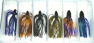 Pesas de gusano con falda MKA personalizadas de tungsteno 1/4-3/8-3/4 (lote de 6-incl caja-TWW7) - Imagen 1 de 1