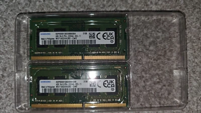 Genuine HP Samsung SODIMM RAM 8GB (2X4GB) 3200 mhz DDR4 - part number L83673-005 - Image 1 of 2