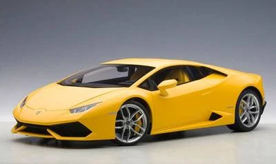 LAMBORGHINI HURACAN LP610-4 МАТОВЫЙ ЖЕЛТЫЙ 1:12 МОДЕЛЬ АВТОМОБИЛЯ AUTOART 12097 - Изображение 1 из 3