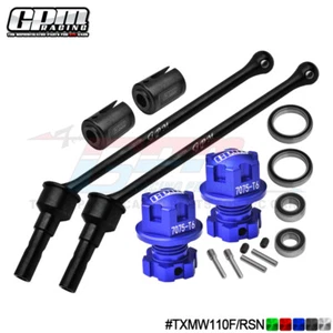 GPM Steel F/R Extend CVD Shaft With 7075 Alu Wheel Lock & Hex Claw For Maxx 2.0 - Picture 1 of 12