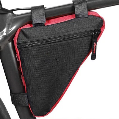 Bolsa de sillín Ciclismo Bicicleta de montaña Bolsa Kit de herramientas triángulo Bolsa Bolsa de herramientas debajo del asiento Foto 1 de 4