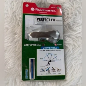 Palanca de tanque de inodoro Fluidmaster ajuste perfecto premium en níquel cepillado - Imagen 1 de 4