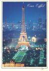 Postcard Eiffel Tower, Paris at night.