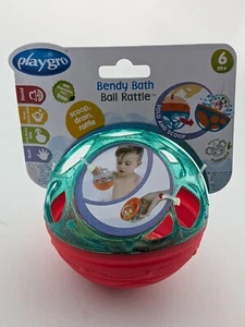 Playgro Bendy Bath Ball Rattle 6m+ Baby Infant Toddler Tub Shower Play Fun NEW - Picture 1 of 4