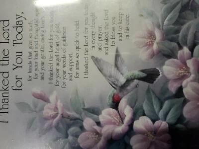 全新 图形 问候 木质 悬挂谚语 匾 Heart & Love 美国 — 第 1/2 张图片