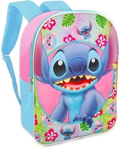 Disney Stitch Backpack for Kids or Adults 16 inch Large Stitch & Angel NWT - Picture 1 of 3