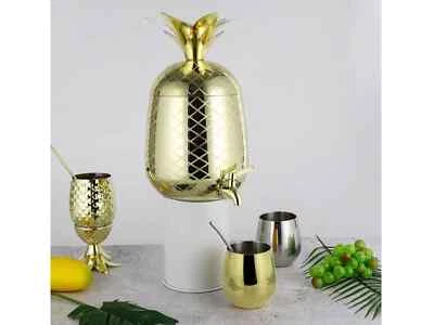 ECHTWERK Ananas Getränkespender 4,7L Ochwertigem Edelstahl neu OVP