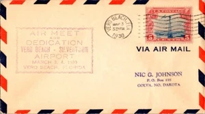 Vero Beach Florida - Vero Beach-Silvertown Airport Dedication - 1930 - Picture 1 of 1