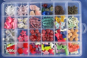 #33 Embellishments Half-backs Plastic Metal Scrapbook Cardmaking DIY Crafts - Picture 1 of 7