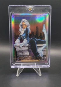 2024 Marvel Masterpieces ‘92 Platinum Black Cat Rainbow Parallel Variant Card #5 - Picture 1 of 2