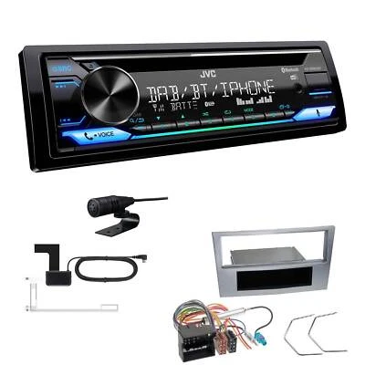 JVC CD-Receiver Autoradio DAB+ Bluetooth für Opel Astra H Twin Top matt chrom - Bild 1 von 4