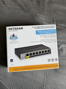 Netgear 8-Port Gigabit Ethernet Smart Managed Pro Switches with Cloud Management - Picture 1 of 4