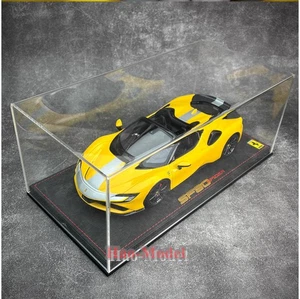 BBR 1:18 Ferrari SF90 Spider Car Model Resin Diecast Simulation Gifts Yellow - Picture 1 of 12