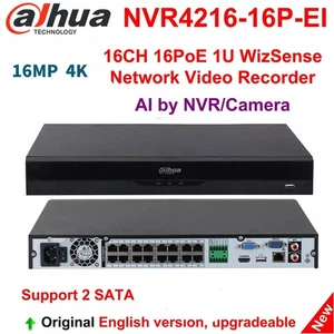 Dahua NVR4216-16P-EI 16CH 16PoE 2SATA 4K 16MP WizSense NVR AI Recorder SMD+ - Picture 1 of 7