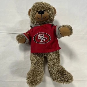San Francisco 49ers NFL Plush Bear with Hoodie by Good Stuff 14" - Picture 1 of 12