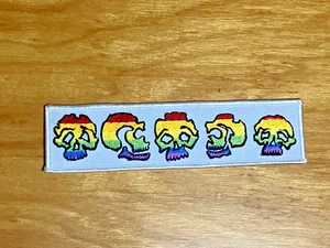 Parche bordado para planchar calaveras arco iris Grateful Dead - Envío gratuito - Imagen 1 de 5