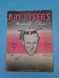 1939 Kay Kyser's Musical Class Song Book Sheet Music Irving Lehrer Guitar Banjo - Picture 1 of 10