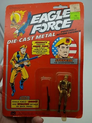 Vintage 1981 Mego Eagle Force R.I.O.T. Stryker Diecast Military Figure MOC GIJOE - Image 1 of 4