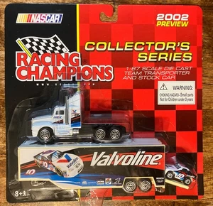 Racing Champions NASCAR 1/87 diecast #10 Valvoline Johnny Benson hauler car 2002 - Picture 1 of 2