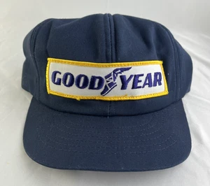 VTG Goodyear Snapback Trucker Hat Patch Farm Retro Cap - Picture 1 of 8