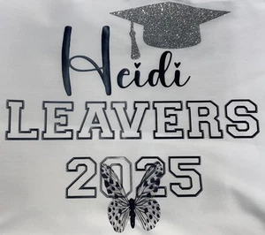 Leavers 2025 Shirt Primary School High School Personalised Shirt - Picture 1 of 3