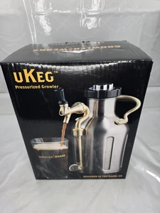 GrowlerWerks uKeg 64 oz Coltivatore di birra in acciaio inox pressurizzato - Foto 1 di 7