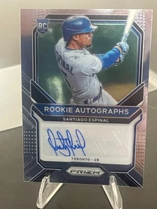 2021 Panini Prizm Rookie Autographs Santiago Espinal Auto Toronto Blue Jays - Bild 1 von 3