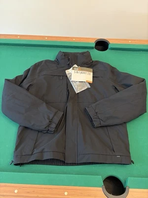 5.11 Tactical 5-in-1 Jacket 2.0 Men Large Waterproof Shell/BBP-Resistant 48360 - Image 1 of 4