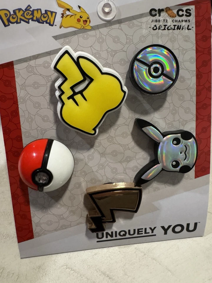 Juego Pokémon Crocs Jibbitz Charms Uniquely You Foto 1 de 1