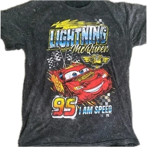 Camiseta 2025 Disney Parks Pixar Cars Lightning McQueen I Am Speed Race Adulto XL - Imagen 1 de 3
