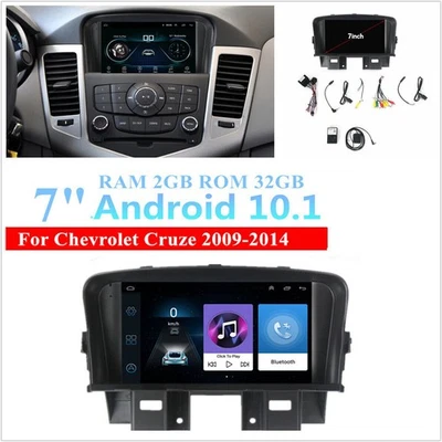 Radio estéreo 7" Android 10.1 2+32 GB navegación GPS Wifi 3G 4G para Chevrolet Cruze 09-14 Foto 1 de 4