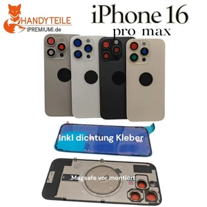 Akkudeckel Für iPhone 16 Pro Max Komplett Backcover Rückseite Top Alle Farben  - Bild 1 von 7