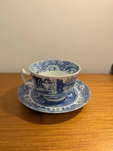 Spode Italian - Jumbo Large Breakfast Cup and Saucer - Picture 1 of 21